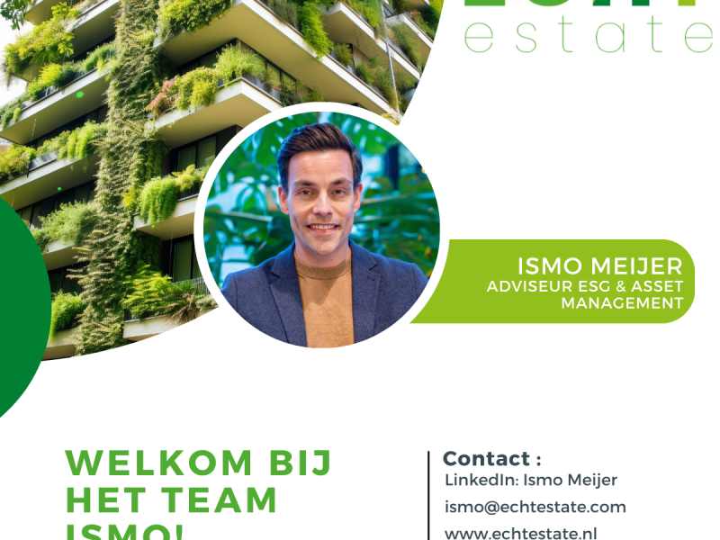 Ismo Meijer versterkt het team van ECHT Estate